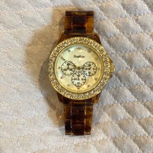 Sophie Tortoise Band Watch